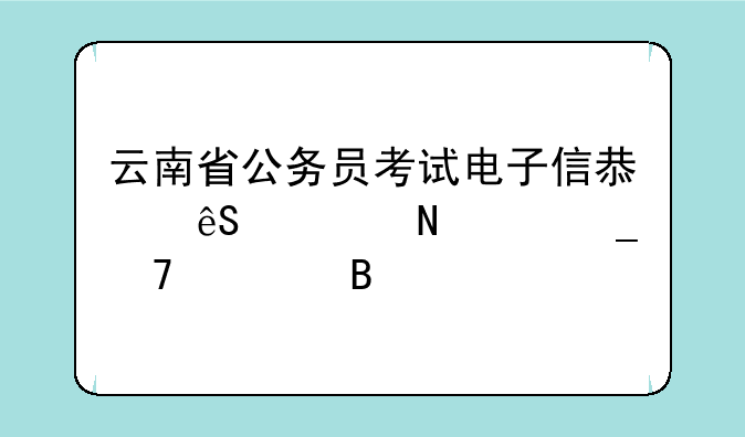 云南省公务员考试电子信息应该哪个岗位符合